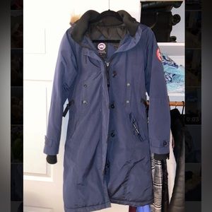 Navy Blue Canada Down Jacket